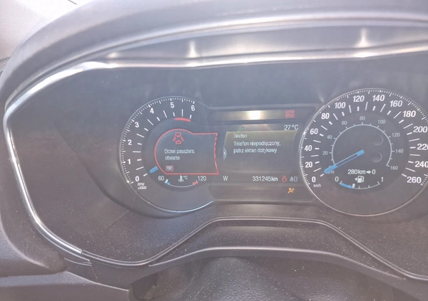 Ford Mondeo cena 30000 przebieg: 331245, rok produkcji 2015 z Zwierzyniec małe 137